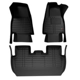 Sharkskin Custom-Fit Tesla Model Y (5-Seater) All-Weather Floor Mats 3