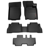 Sharkskin Custom-Fit Mitsubishi Pajero Sport 2016–2024 3D TPE All-Weather Floor Mats 2