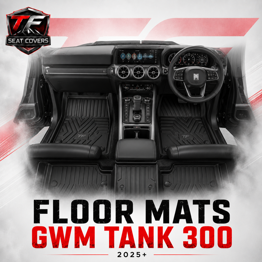 Sharkskin Custom-Fit GWM Tank 300 2025+ 3D TPE All-Weather Floor Mats